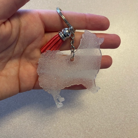 🎉🎉HP🎉🎉 Handmade Pomeranian Keychain - Picture 2 of 6